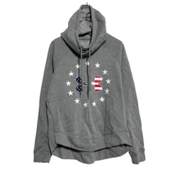 UNDER ARMOUR ロゴスウェット パーカー S アンダーアーマー グレー プルオーバー 裏起毛 古着卸 アメリカ仕入 a612-5266のサムネイル