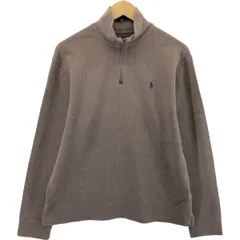 古着 ラルフローレン Ralph Lauren ハーフジップスウェットシャツ トレーナー メンズL相当/eaa489529