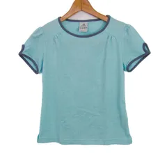 アディダス 半袖Ｔシャツ スポーツウエア トップス レディース Sサイズ 水色 adidas 【中古】