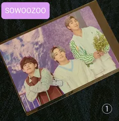 BTS SOWOOZOO ミニフォト ユニット(RM/V/JUNG KOOK)①