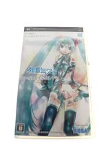 PSP ソフト　初音ミク Project DIVA