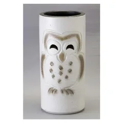 傘立て 陶器 ふくろう アンブレラスタンド 和風