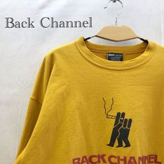 Back Channel バックチャンネル スウエット XXL イエロー トレーナー 長袖 メンズ
