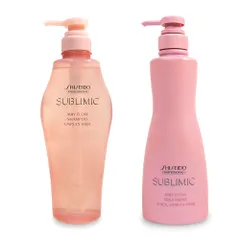 資生堂 サブリミック SUBLIMIC  エアリーフロー シャンプー & トリートメント (T) THICK, UNRULY HAIR 500ml & 500g シャンプー・トリートメントセット ユニセックス ヘアケアのサムネイル