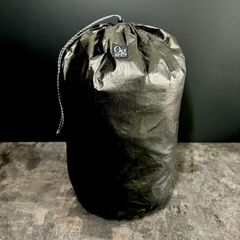 【3枚セット】スタッフサック　スタッフバッグ　タイベック　軽量　キャンプ　登山　UL　ブラック　L／M／S