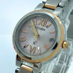 美品❣クロスシーxC H058 電波ソーラー　文字盤ブラック　丸形 デート　稼働 Yahoo!オークション -「シチズン h058」(シチズン) (さ行)の落札