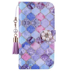 【人気商品】ケース（4.7インチ） iphone6ケース アイフォン6s手帳ケース アイフォン6ケース手帳型 iphone6s 可愛い花柄 おしゃれなストラップ付き キラキラ 綺麗 高級PUレザー （KKGO 保護ケース カードポケット付き 財布型 横置きスタ