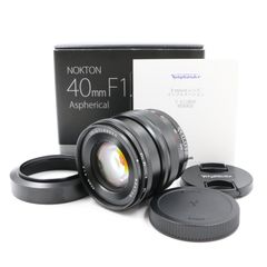 【ほぼ新品】Voigtlander フォクトレンダー Nokton 40mm F1.2 Aspherical SE ソニー用
