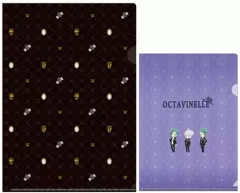 【中古】クリアファイル オクタヴィネル A4+A5クリアファイルセット(2枚組) 「ディズニー ツイステッドワンダーランド」