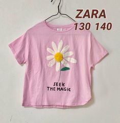 半袖Tシャツ 女の子 ZARA ザラキッズ 花柄 カットソー