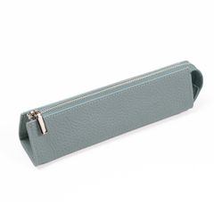 【新着商品】本革 筆記用具 革 筆箱 レディース ふで箱 ふでばこ ペンケース bp-2013 [ブランポム] ブルー