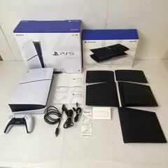 04w1076〓 PlayStation 5本体 + PS5用カバー 新型 CFI-2000 【Sony/プレイステーション/PS5/1TB/ディスクドライブ搭載/CFI-ZCS2】 中古品