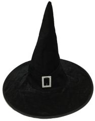 新品 [マドルガーダ] コスプレ ベロア調 魔女の帽子 ハロウィン パーティーグッズ パーティーハット 魔法使い 三角帽子 小悪魔 ウィッチハット 仮装 コスプレ イベントなどに S112