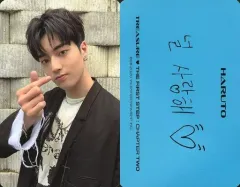 【中古】コレクションカード(男性) TREASURE/ハルト/裏面印刷メッセージ入り/CD「THE FIRST STEP：CHAPTER TWO」(BLACK Ver.)封入特典セルフィフォトカード