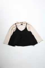 UNICA/ドッキングキャミ付きロンT トップス(Tシャツ/カットソー)  新品子供服100 キッズ 女の子のサムネイル