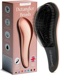 Lily England (リリーイングランド) ヘアブラシ 絡まない切れ毛防止 スカルプケア イギリス サロン ブラシ ヘア 血行促進 デタングル くし 女性 ギフト サラサラ髪 (ローズゴールド)