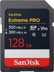 サンディスク SanDisk Extreme PRO SDカード 128GB V90 UHS-II 高速モデル SDSDXDM-128G-GHJIN 新品未使用