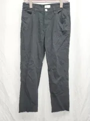 ◇ Θ repipi armario レピピアルマリオ カットオフ デニム パンツ サイズL ブラック レディース P  【1409090010101】