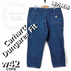 カーハートCarharttデニム極太ペインターパンツ大きいサイズ革