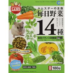 マルカン 毎日野菜14種 ハムスター用 180ｇ 180グラム (x 1)