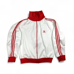 【80s VINTAGE】 adidas アディダス 3STRIPE トラックジャケット ミニマムデザイン SIZE:M程度