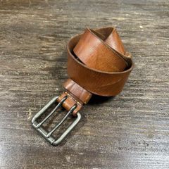 245 アメリカンイーグル 本革 ヴィンテージレザーベルト ウエスタンサイズ30