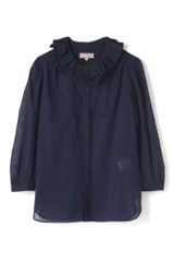 VERO MODA ボリューム袖 花柄 シャーリング フレアブラウス - メルカリ