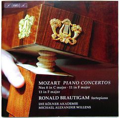 【中古】 RONALD BRAUTIGAM ロナウド・ブラウティハム　／　MOZART : PIANO CONCERTOS Nos. 8, 11 & 13〔輸入盤SACD/CD〕