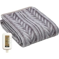 メーカー正規品 新品 KODEN 広電 電気毛布 敷き 140×80cm グレイ フランネル 洗える 消臭機能 デオテックスライト CWA555H-HV