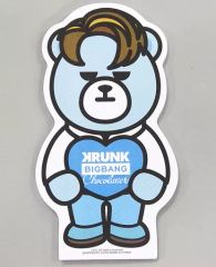 [중고] 노트 메모장(남성 아이돌) VI 다이컷 메모장 [이치반 복권 KRUNK×BIGBANG Chocolatier] I상