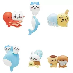【中古】キーホルダー 全6種セット 「ちいかわ×水族館 フィギュアマスコット」