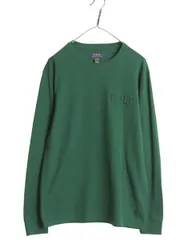 【お得なクーポン配布中!】 ポロ ラルフローレン サーマル 長袖 Tシャツ メンズ L / ロンT ロングスリーブ ストレッチ カットソー ワッフル インナー 3D エンボス 緑