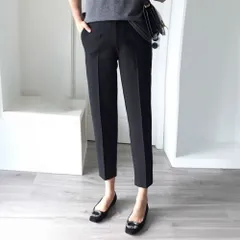 ☆ ブラック ☆ Mサイズ ☆ マタニティパンツ 産前産後兼用 mmmp415e マタニティパンツ 9分丈 レディース 薄手 パンツ テーパードパンツ マタニティウェア マタニティ 妊婦服 ズボン ワークウェア 仕事着 スーツ 産前 産後