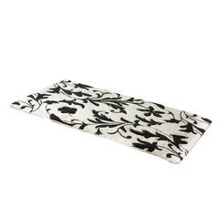 【人気商品】厚み 約15mm 約50×80cm トルコ製 ブラック へたりにくい ネム 耐久性 弾力性 単品 抗菌防臭 ウィルトン 消臭 エレガント ラグ カービング マット 加工 選べる 洗濯不可 おしゃれ 玄関 ふわふわ イケヒコ #13113200317