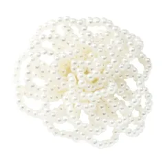 【パール×ワンサイズ】[Cream dot. クリームドット公式]  ブローチ フォーマル 卒業式 卒園式 入学式 入園式 ママスーツ コサージュ マグネット 磁石 パール フラワー 華やか 上品 エレガント フラワーモチーフ 花 大人