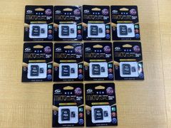【新品未開封在庫処理】Team 16GB MicroSDHCカード 10枚セット TG016G0MC28S1Y 中古品