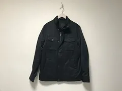 本物エイチアンドエムH&Mナイロンミリタリー中綿ダウンジップジャケット長袖サーフアメカジミリタリースケーターストリートビジネススーツパーティードレスゴルフバイカーメンズ黒ブラックS