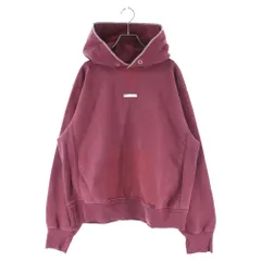 Martin Margiela (マルタンマルジェラ) 21AW ヴィンテージ加工スウェットプルオーバーパーカー S50GU0171 ワインレッドのサムネイル