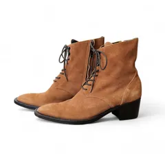 GALAABEND ガラアーベント スエード レースアップ ヒールブーツ サイズL