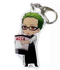 [중고] 키홀더 마스코트 (캐릭터) 파인 [ACCA13구 감찰과×animatecafe 트레이딩 아크릴 키홀더]