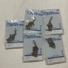 未開封品当時物　アストロボーイ鉄腕アトム　メタルチャーム2種5個セット　JR西日本冬休みスタンプラリー景品　日焼けあり　写真にあるもののみ　バラ売り不可