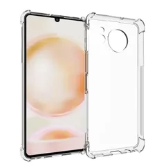 AQUOS sense8 用 ケース アクオスセンス8 用 カバー ソフト クリア TPU SH-54D SHG11 SH-M26 用 ハンバー ストラップホール 透明 衝撃吸収ポケット内蔵 耐衝撃 SMPURF SPCAS8のサムネイル