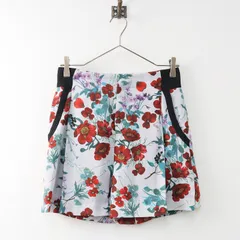 美品 マメ マメクロゴウチ mame Mame Kurogouchi フラワープリント ショートパンツ 1/ホワイト系 ショーツ タック 花柄【2400013860710】のサムネイル
