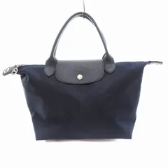 ロンシャン LONGCHAMP ル プリアージュ LE PULIAGE ネオ 2WAY ハンドバッグ ショルダー レザーハンドル ネイビー L1512578006 /JS