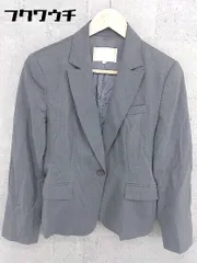 ◇ NATURAL BEAUTY ナチュラルビューティー 長袖 テーラード ジャケット サイズ40 グレー レディース 【中古】 【1002801108489】