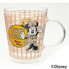 三郷陶器 ディズニー ミニーマウス 耐熱ガラスマグカップ 3330-02