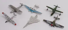 【メーカー詳細不明】戦闘機 6点まとめ【ジャンク】jst091413m