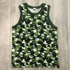 【お値下げしました】A BATHING APE タンクトップ 迷彩 A BATHING APE（アベイシングエイプ） タンクトップ GLITCH WOODLAND