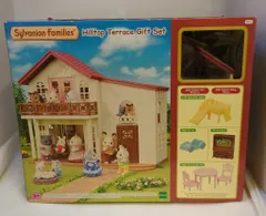エポック社 海外版シルバニアファミリー Hilltop Terrace Gift Set (Milk Rabbit Girl & Baby) 5811