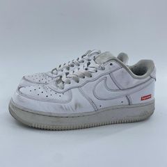 【中古】NIKE × SUPREME AIR FORCE 1 LOW スニーカー 26cm CU9225-100 ホワイト ナイキ シュプリーム[10]